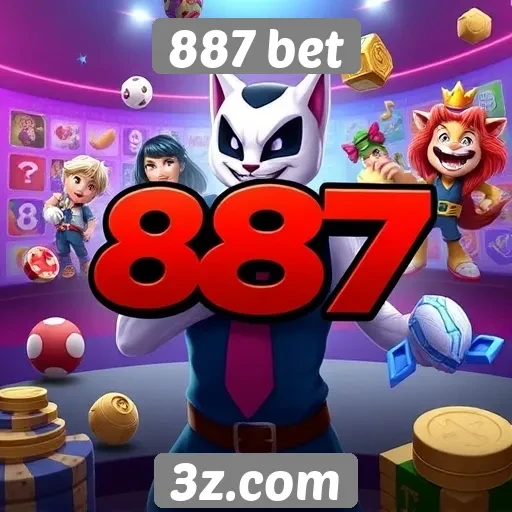 Variedade de jogos oferecidos pela 887 bet